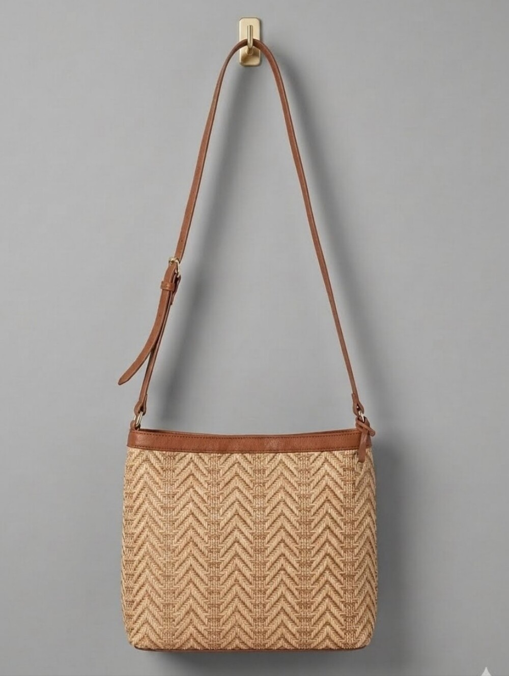 TALBOTS wave crossbody tote bag